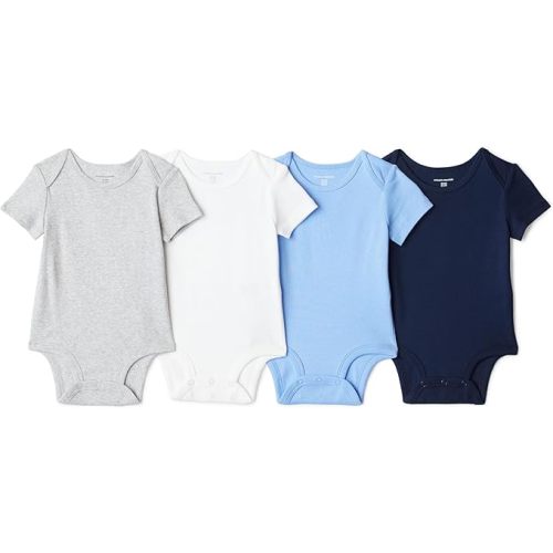Amazon Essentials Unisex Babies' Short-Sleeve Bodysuits