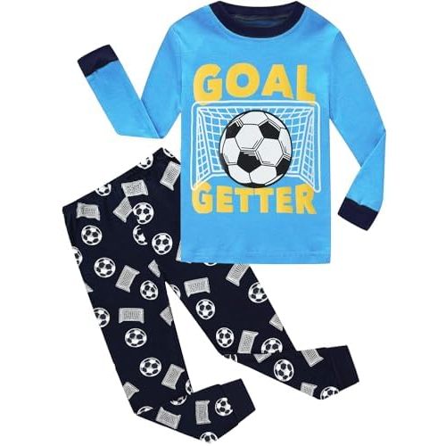 3T Little Hand Boys Pajamas 2 Pieces Long Set Cotton Toddler Pjs Sleepwear 2-7Years