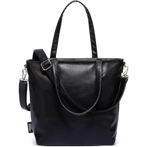 Simple Modern Vegan Leather Tote Bag for Women