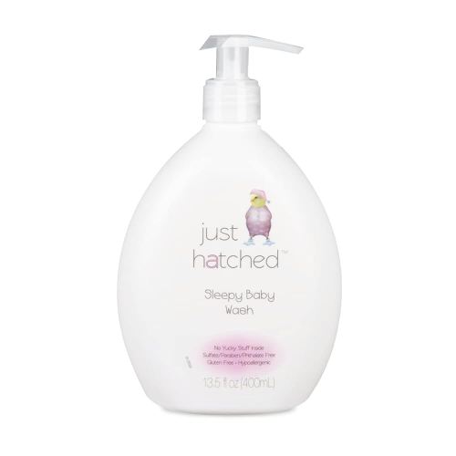 Sleepy Baby Wash, Made with Essential Oils, Relaxing, Calming, Moisturizing, Gluten Free, Hypoallergenic, 13.5 fl oz
