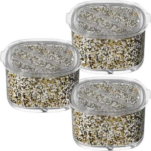 Baby Bath Tub Filter Device Cartridge Replacement Compatible with All Canopy Bath Tub Showerheads, Water Softener Filter for Hard Water, Reduce Chlorine and Harmful Substances 3 Packs
