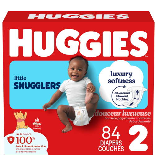 Huggies Little Snugglers Baby Diapers, Size 2 (12-18 lbs), 84 Count - Walmart.ca