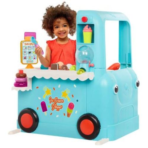 B. toys - Interactive Ice Cream Truck - Ice Cream Shoppe: Play Food, Music, Sound Effects, Lights, Creative Play