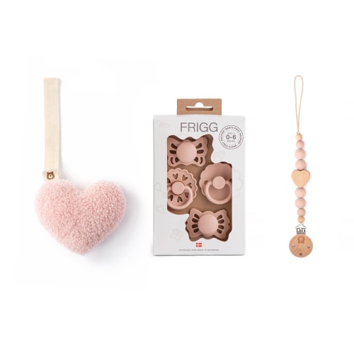 JBØRN x FRIGG Baby Gift Set | Baby's First Pacifiers Pack & Holders Set