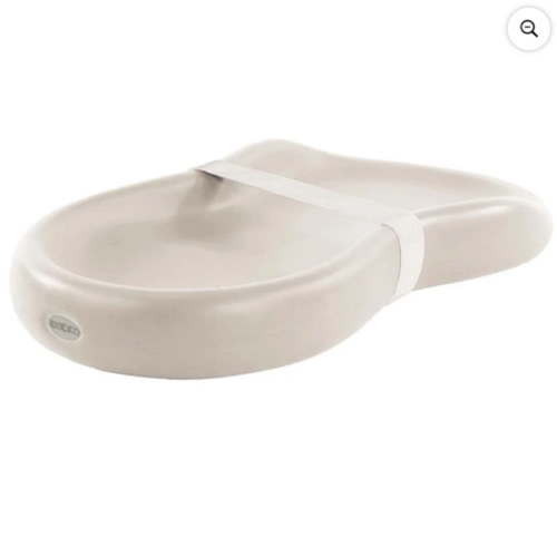 Keekaroo Peanut Changer Baby Vanilla – The Original Made in USA Easy-to-Clean Changing pad and The only Shell Over Foam, Fully Water Repellant, Wipeable Diaper pad, Wipe-Clean Changing pad