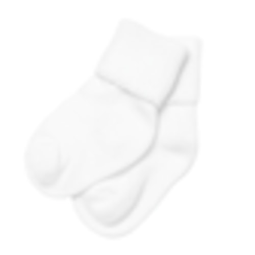 Magnolia Baby Unisex Essentials White Socks - White Trim