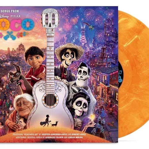 Songs From Coco Soundtrack Exclusive Orange Record