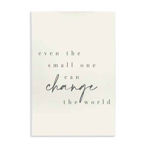 Stupell Home Decor Change The World Uplifting Nursery Plaque Wall Art