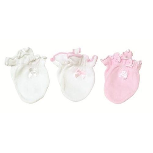 Playette Premmie Mittens 3 Pack Pink