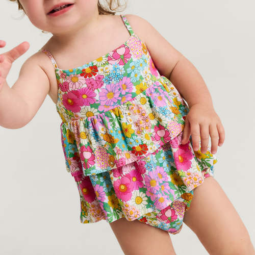 Margie Ruffled Bubble Romper