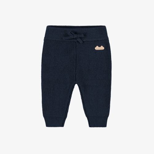 Pantalon bleu marine en tricot, naissance | Souris Mini - Souris Mini