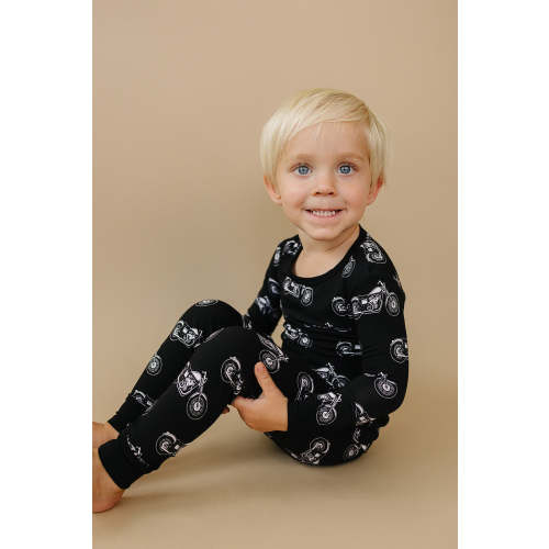 Bamboo Two Piece Set | Born to Ride Black – Witching Hour Baby