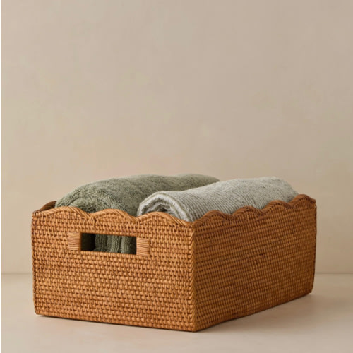 Tyna Rattan Storage Bin