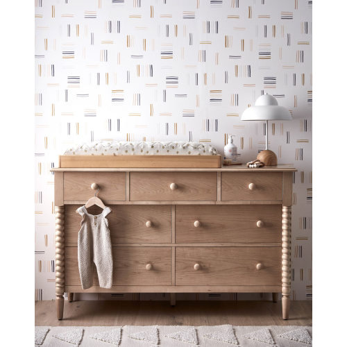 Jenny Lind Deep Brown Baby Changing Table Topper