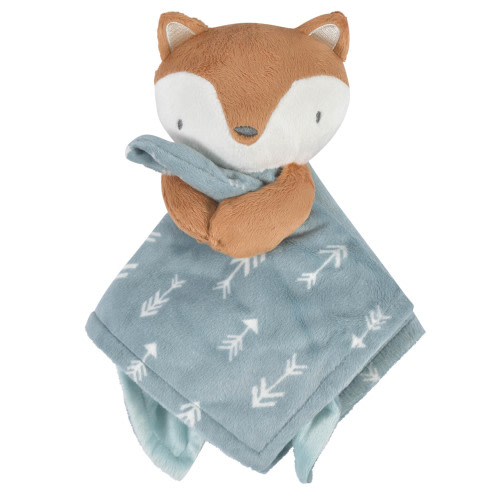 Modern Moments by Gerber Baby & Toddler Girl or Boy Gender Neutral Plush Security Blanket, Pink Fox