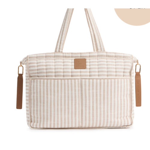 Natural Stripe Muse Baby Bag