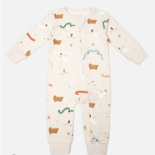Baby Jesus Christmas Sleeper Pajamas