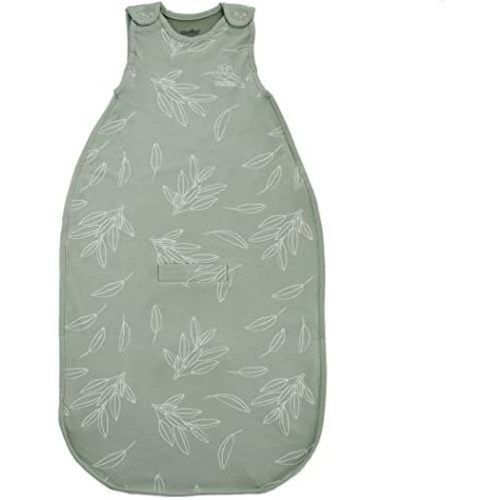 Woolino 4 Season Ultimate Baby Sleep Sack – Merino Wool Baby Sleeping Bag, Organic Cotton Outer, Temperature Regulating Wearable Blanket, All Season, 2 Months–2 Years - Sage