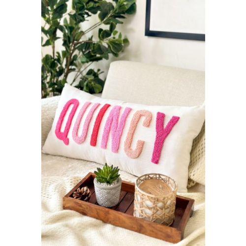 ThePineTroveGifts Personalized Baby Girl Room Name Pillow Cover