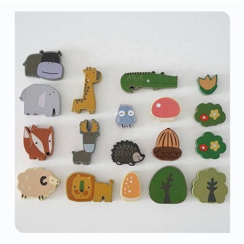 Wooden Animal Stacking Blocks | Montessori Forest Balancing Toy | Ages 3+ – Playroom Collective