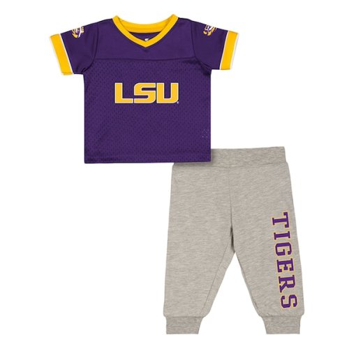 LSU Tigers Colosseum Infant & Newborn Nothing But the Hits Two-Piece Football Set