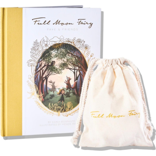 Full Moon Fairy Gift Set: Book 1 + Moons & Stars Garland in Cotton Bag, Boxed