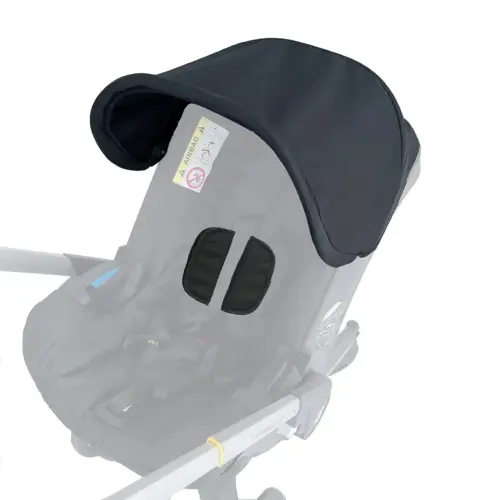 Stroller Replacement Accessories Canopy, Protection Shield, Textile Sun Shade Compatible with Doona Car Seat & Stroller (Black)