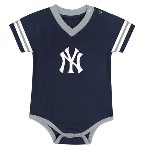 MLB Newborn & Infants 0-24 Months Official Primary Logo Creeper Romper Jersey