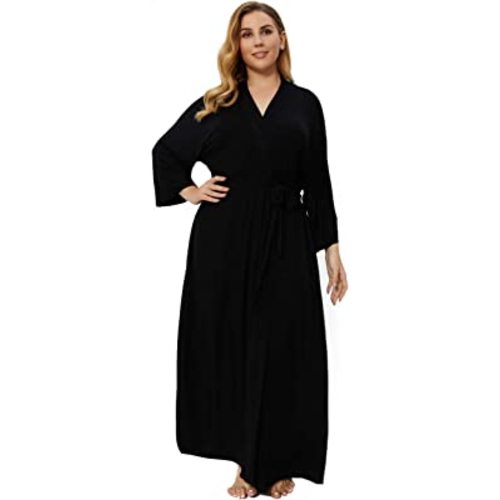 Super Shopping-zone Women's Plus Size Long Robes Kimonos Plus Size Maternity Robes Delivery Robes Sleepwear