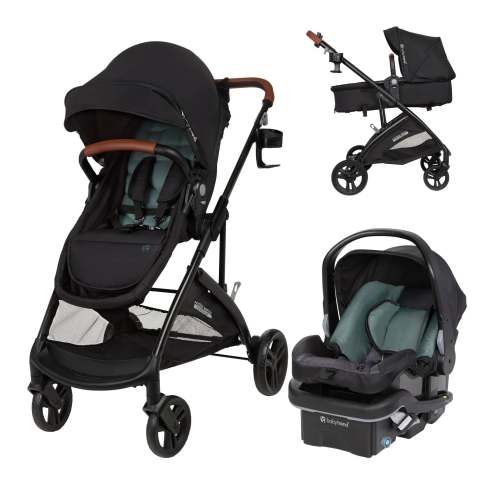 Baby Trend Passport Switch 6-in-1 Modular PLUS Travel System - Madrid Green