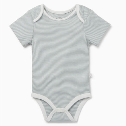 Short Sleeve Bodysuit White / Newborn