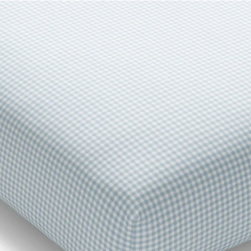 Ditsy Gingham Organic Cotton Crib Sheet | The Company Store