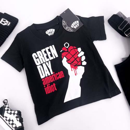 GREEN DAY KIDS T-SHIRT: AMERICAN IDIOT - Officially Licensed – Skeletots
