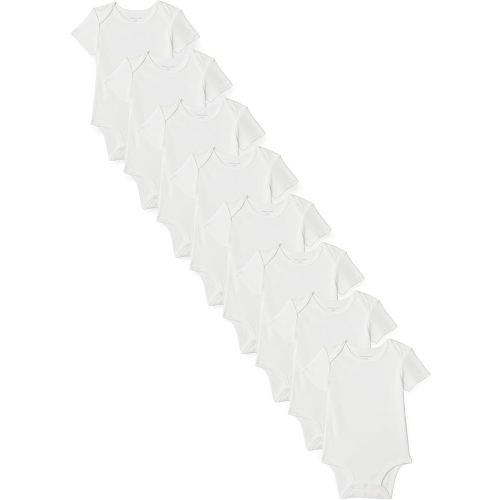 Amazon Essentials Unisex Babies' Short-Sleeve Bodysuits