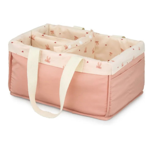 Bows diaper organizer | Pink