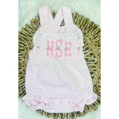 Baby Girl Monogrammed Sun Bubble