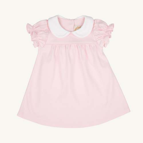 Holly Day Dress - Palm Beach Pink & Worth Avenue White