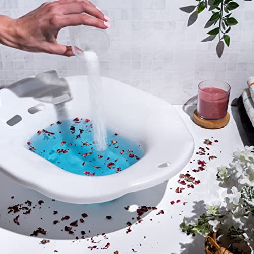 Sitz Bath for Hemorrhoids - Sitz Bath for Postpartum Care - Sitz Bath for Toilet Seat, Yoni Steam Seat for Women, Post Pregnancy Perineum Relief Treatment, Sitz Baths for Toilet by PerfectSitz