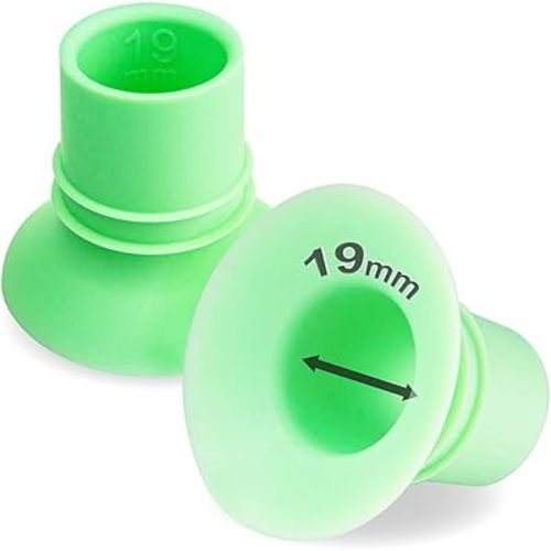 Nenesupply 1st Generation 19mm Flange Insert Compatible with Elvie Flange Pump Parts Elvie Stride Flange Medela Spectra Momcozy Flange Willow Reduce 24mm to 19mm Use as Elvie Inserts Medela Insert