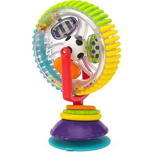 Sassy Wonder Wheel Spinning High Chair Tray Toy, Age 6+ Months