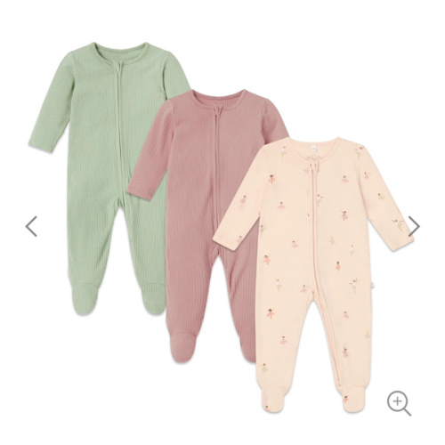 Ballerina Baby Pajamas 3 Pack | Baby Sleepwear | MORI US - newborn or 3-6 month