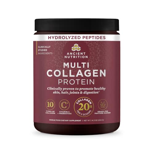 Ancient Nutrition Hydrolyzed Multi Collagen Peptides Powder, Unflavored