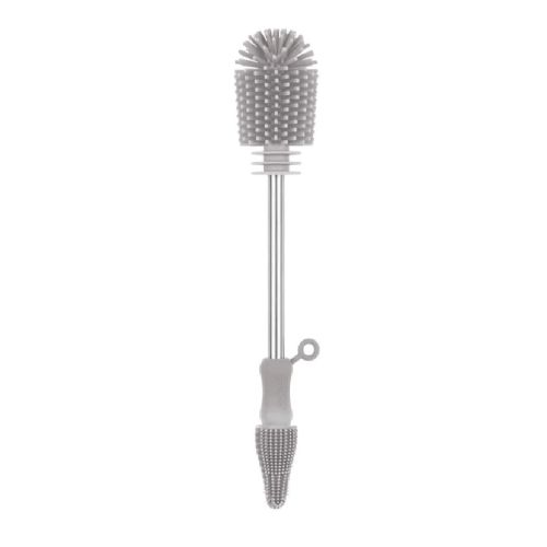 Haakaa Double-Ended Bottle Brush Grey