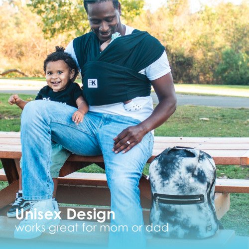 For Dad - Original Baby Wrap Carrier - Black (XL)