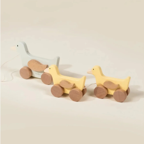 Wooden Duck Family Pull Toy