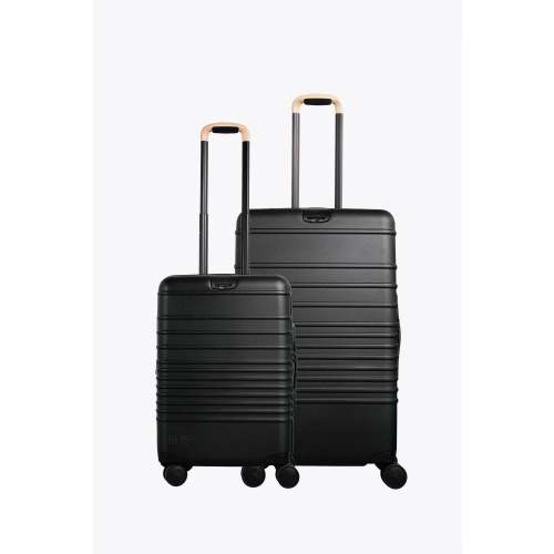 BÉIS 'The Medium Luggage Starter Set' in Black - 21" Carry-on Roller & 26" Check-in 2 Piece Luggage Set