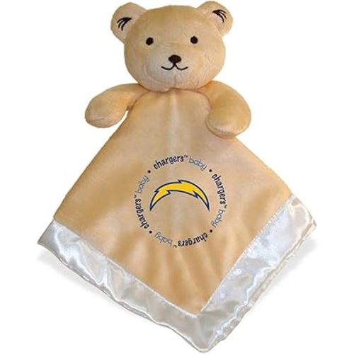 Baby Fanatic Tan Security Bear - NFL Los Angeles Chargers - Officially Licensed Snuggle Buddy
