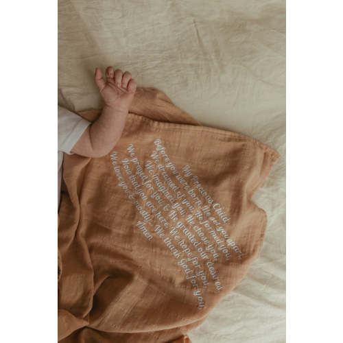 My Precious Child Embroidered Swaddle Blanket – OUR HOUSE ABOVE