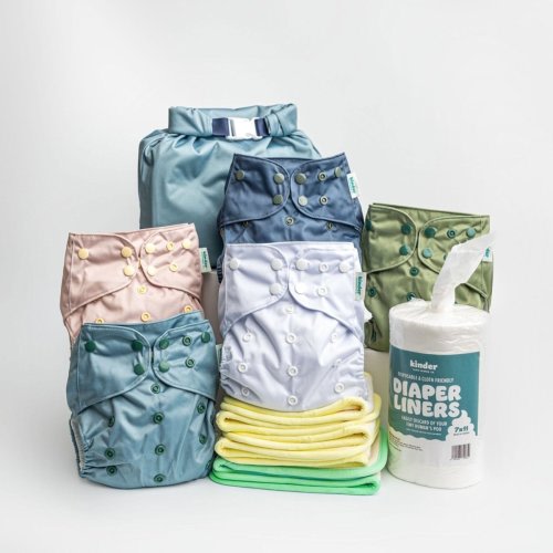 Best Selling Solids - Hybrid Diaper Cover - Cloth Diaper Starter Bundl – Kinder Cloth Diaper Co.