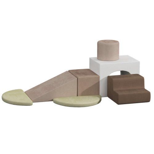 Benarita SoftPark 7 Pcs Foam Climbing Blocks Playset for Toddlers, Toddler Soft Play, Climbing Toys & Reviews | Wayfair